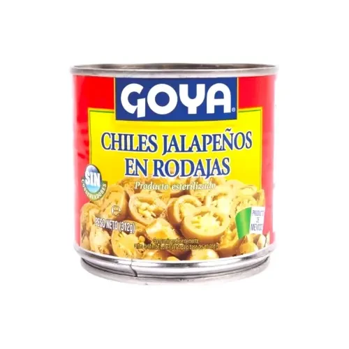 Chiles Jalapeños Rodajas Goya (312g)